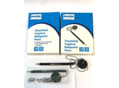 Premier Chainlink Captive Blue 1.0mm Medium Ballpoint Pen