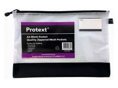 Protext 355 x 255mm Mesh Pouch A4 With Zipper