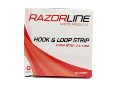 RazorLine 1.8m Hook & Loop Adhesive Fastener 20mm 2 x 1.8m