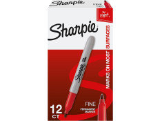 Papermate Sharpie Fine Point 1.0mm Permanent Markers 12 Pack