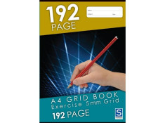 Sovereign Grid Book A4 5mm Grid 192 Pages