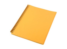 Sovereign A4 Refillable Yellow 20 Pages Display Book