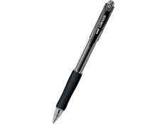 UNI Laknock Retractable Fine Black Pen