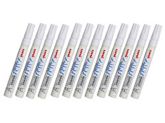 UNI PX20 2.8mm Medium Bullet Tip White Paint Markers