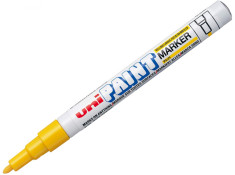 UNI PX21 Fine Yellow Paint Marker